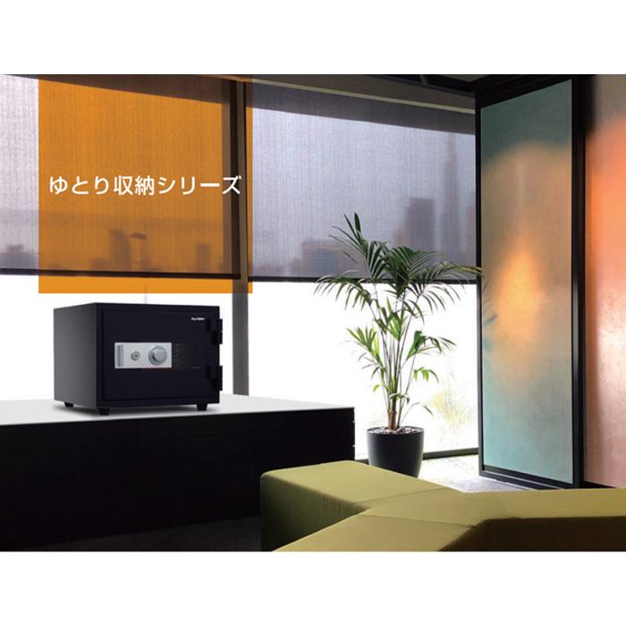 搬入設置無料キャンペーン中  耐火金庫 53.2L ダイヤル錠 1時間耐火 1年保証 日本製 国産 おしゃれ 小型 家庭用 送料無料 KU-55DKの画像