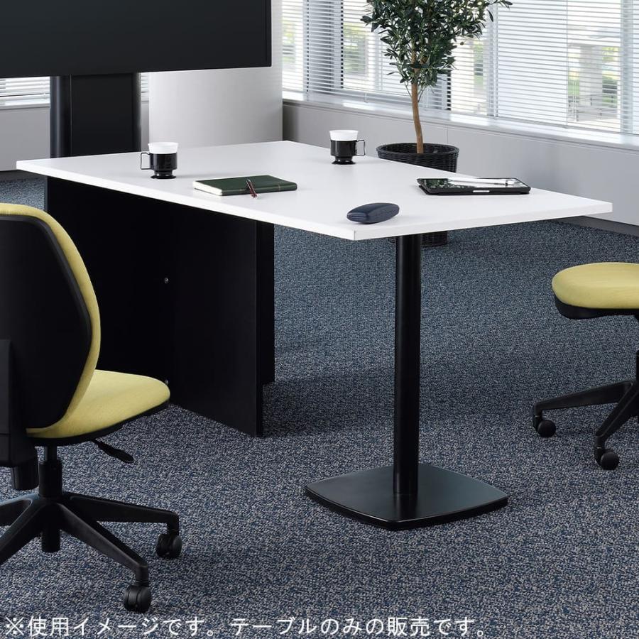 法人送料無料  会議用テーブル 幅1500mm 台形 ワークテーブル ミーティングテーブル 作業台 デスク オフィス 会社 会議 リモート 便利 日本製 ASO-DT1590Bの画像
