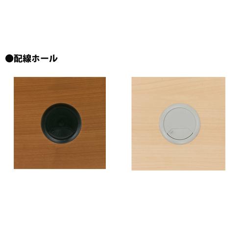 法人限定  ワークテーブル 幅1800×奥行1100×高さ1000mm 棚付き 配線ホール付 抗ウイルス加工 抗菌 ハイテーブル 角型テーブル オフィス 日本製 ASO-WH1811の画像