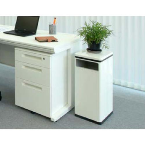 弘益 ゴミ箱 幅240mm 奥行329mm 高さ600mm 袋止め付き 机下 デスク下