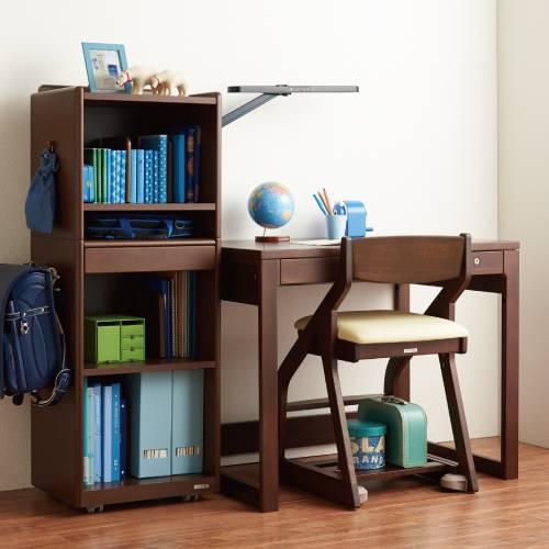 コイズミファニテック 学習机 幅900×奥行600×高さ730mm 木製 学習