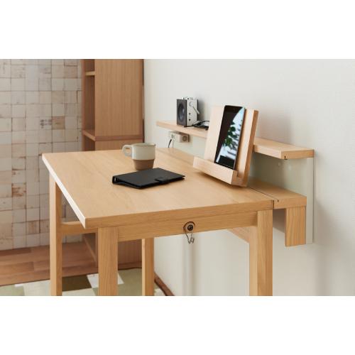 コイズミファニテック デスクシェルフ 幅900×奥行121×高さ250mm 木製