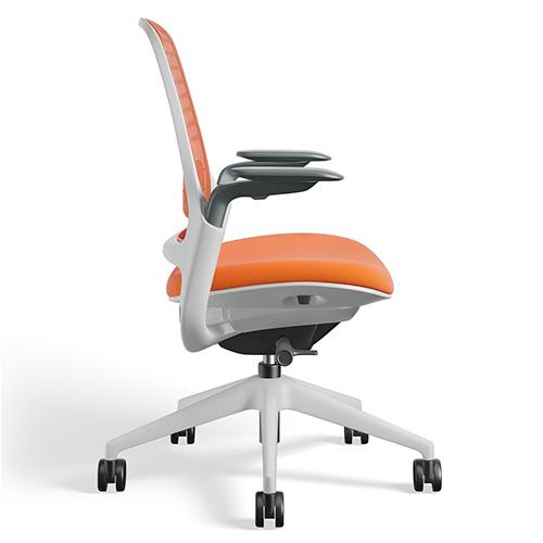 Series1 Steelcase シーガルフレーム クロス張り オフィスチェア デスクチェア オフィス 会社 高機能 ハイバック おしゃれ ブラック 黒 肘付 カラフル 435A00SA｜lookit｜08