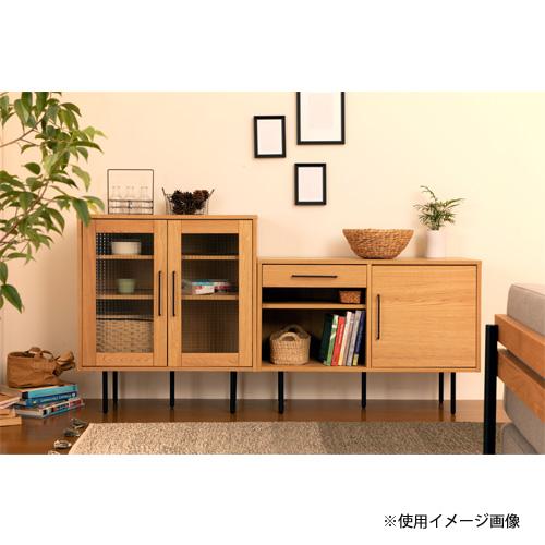 ☆中古￥5,000！IKEA　引き出し付きAVラック　家具　収納家具　サイドボード　幅119㎝ｘ奥行42㎝ｘ高さ66㎝　【BJ039】 高さサイズオーダー引き出し付き収納庫 引き戸収納 幅90奥行35cm高さ70