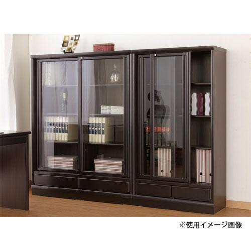 木製キャビネット ロータイプ 幅1203×奥行400×高さ1503mm ウォールモカ