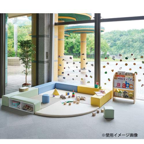 法人送料無料 プレイマット 正方形 幅900×奥行900×高さ40mm 合成皮革