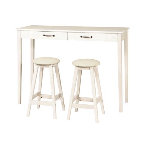 ハイテーブルセット 送料無料 カウンターテーブル カウンターチェア セット 収納付きハイテーブル 天然木