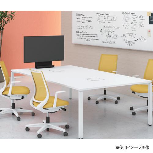 組立設置無料  オフィスチェア コクヨ ミトラ2 ファブリック スタンダードバック ホワイト脚 肘なし ランバーサポートなし 椅子 チェア Mitra2 C04-W100CW-E1の画像