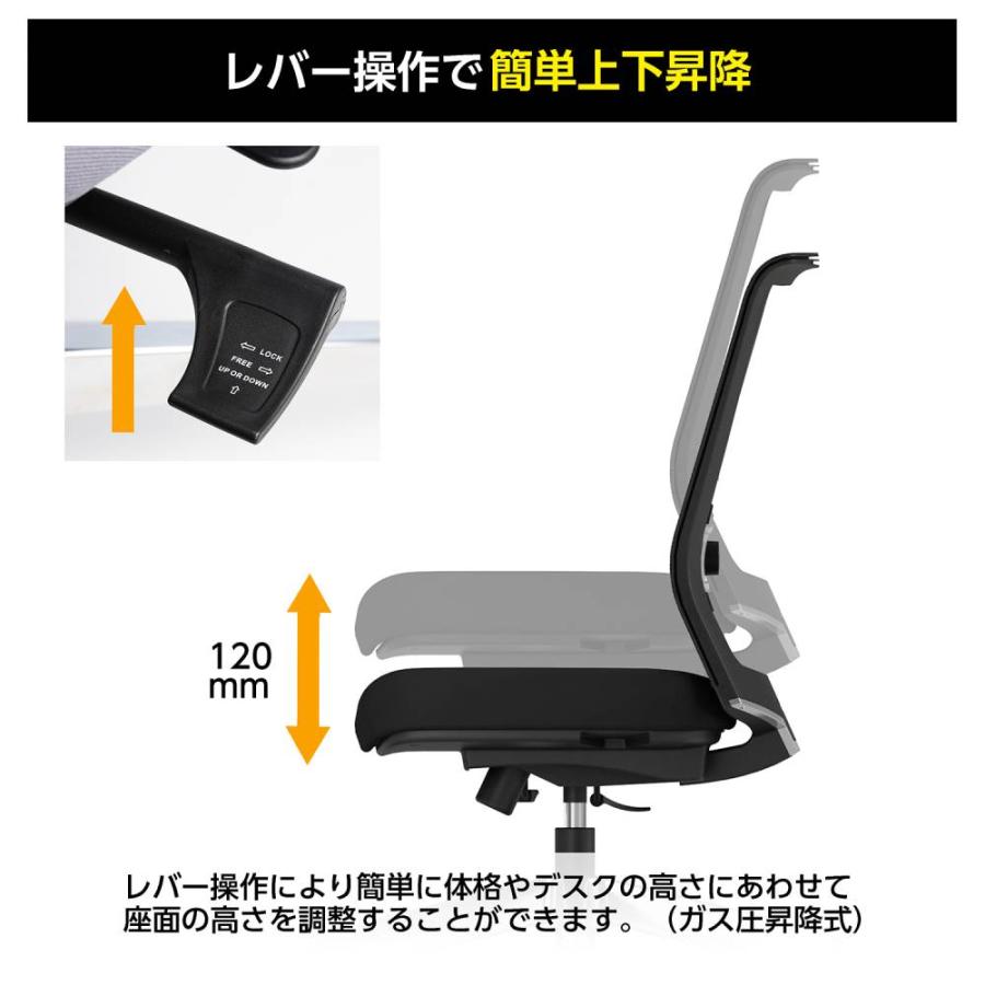 KOKUYO（コクヨ） オフィスチェア 肘付き ハイバック アルミ脚 デスク