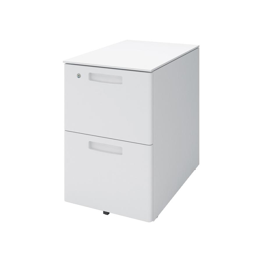 KOKUYO（コクヨ） 組立設置無料 デスクワゴン インベント 2段 鍵付き