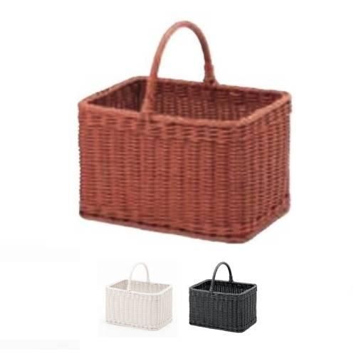 弘益 スクエアバスケット 幅370×奥行280×高さ360mm 抗菌加工 荷物入れ