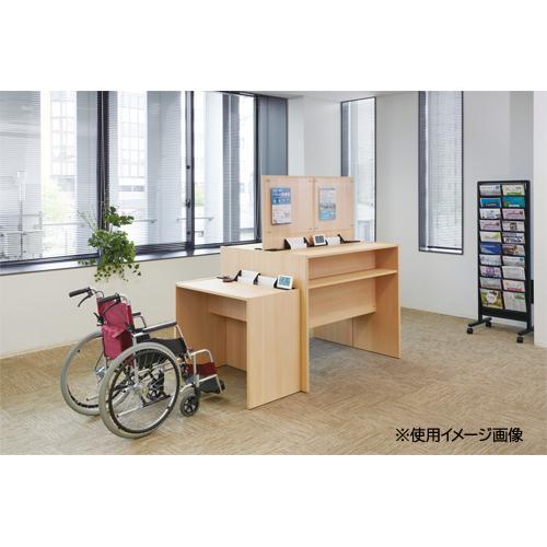 法人限定 抗ウイルス 記載台 掲示板付き 幅1200×奥行500×高さ1600mm 掲示パネル付き記入台 記入用テーブル 抗ウイルス加工 抗菌加工 指紋防止 VKDK-1250_6
