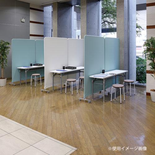 法人限定  会議用テーブル 幅1800×奥行600×高さ700mm 抗ウイルス加工 抗菌加工 ナチュラル ホワイト 長机 折りたたみテーブル 作業台 研修施設 VKT-1860の通販