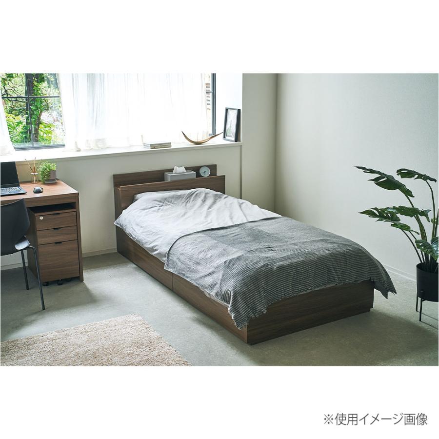 弘益 引き出し収納付きベッド シングル 幅1030×全長2155×高さ705mm 床