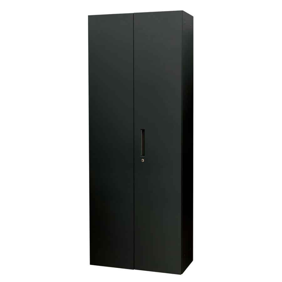 法人限定  スチール書庫 両開きタイプ 高さ2150mm 幅800×奥行400mm  A4書庫 ブラック ホワイト オフィス収納 収納棚 本棚 オフィス 会社 シンプル WS-A210Rの画像