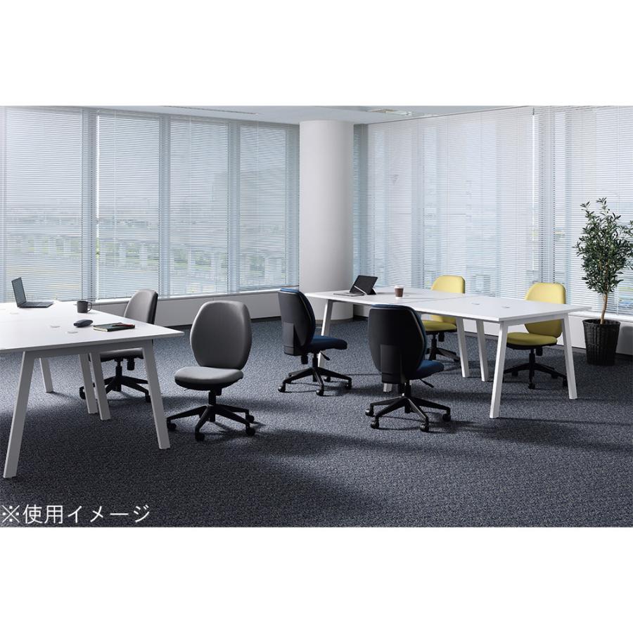 デスクチェア 肘なし パソコンチェア 事務椅子 ワークチェア ミーティングチェア オフィスチェア 会社 オフィス 事務所 布張り 背ロッキング おしゃれ YSC01_3