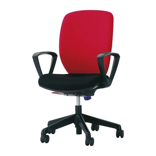 法人限定 シルフィード ライオン事務器 ハイバック 固定肘 オフィスチェア デスクチェア LION Sylphide No.1276F オフィス 事務 おしゃれ 布張り No1276F