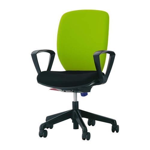 法人限定 シルフィード ライオン事務器 ハイバック 固定肘 オフィスチェア デスクチェア LION Sylphide No.1276F オフィス 事務 おしゃれ 布張り No1276F