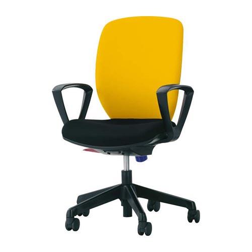 法人限定 シルフィード ライオン事務器 ハイバック 固定肘 オフィスチェア デスクチェア LION Sylphide No.1276F オフィス 事務 おしゃれ 布張り No1276F