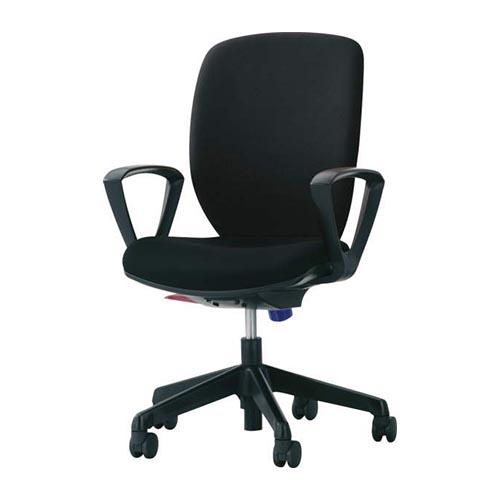 法人限定 シルフィード ライオン事務器 ハイバック 固定肘 オフィスチェア デスクチェア LION Sylphide No.1276F オフィス 事務 おしゃれ 布張り No1276F