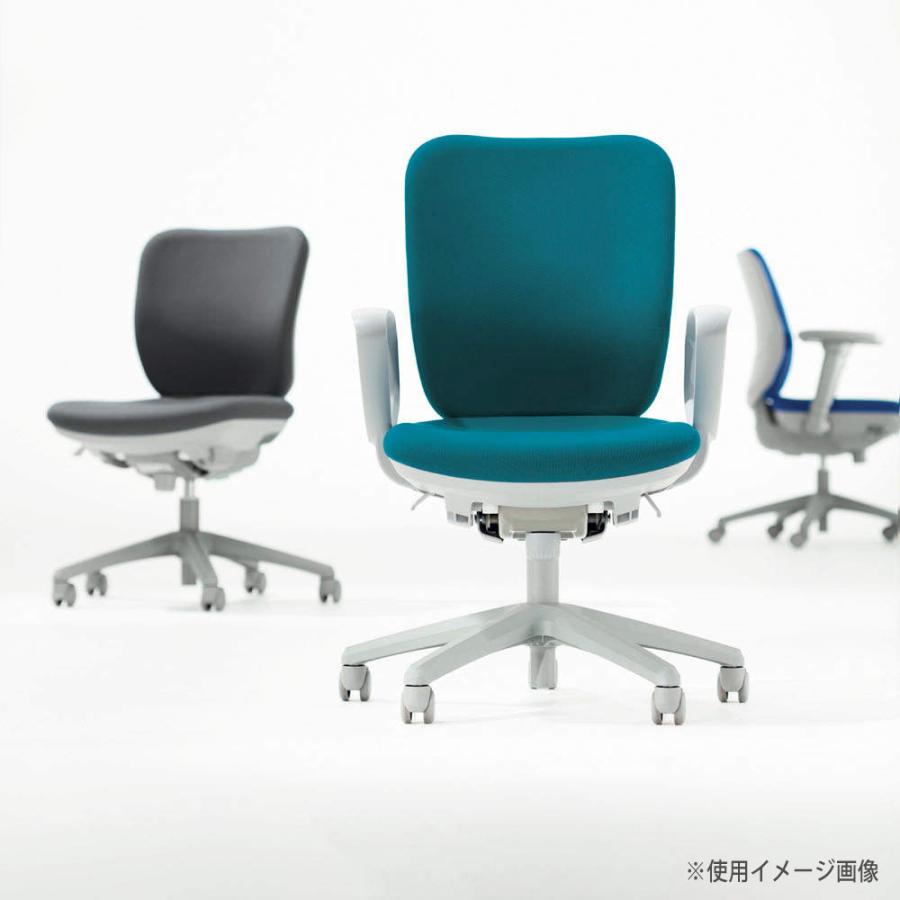 法人限定 ビジネスチェア 固定肘 ライオン事務器 セレーナ No.2911S フリーシンクロタイプ ローバック レザー張り オフィスチェア 作業チェア 会社 No2911S_1