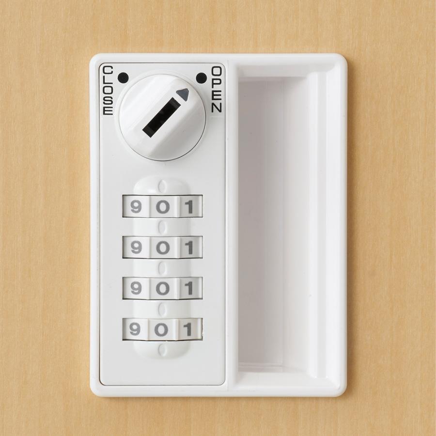 法人限定 ロッカー ライオン事務器 エランサ ダイヤル ３人 クローゼット ワードローブ スチールロッカー 更衣ロッカー オフィス家具 会社 鍵付き SLM-3D_4