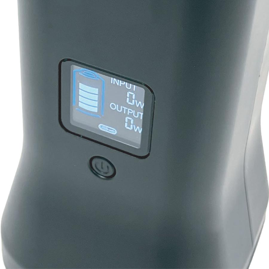 法人限定 バッテリー ライオン事務器 ポポフ 本体 リチウムイオンバッテリー ポータブル電源 モバイルバッテリー 会社 店舗 オフィス 長寿命 STPP-200A-Bの画像