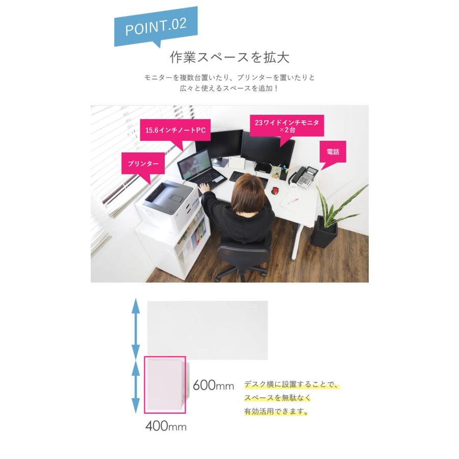 法人限定  オフィスデスク L字 セット 片袖机 幅1400mm キャビネット L字型デスク デスクセット パソコンデスク デスク デスクワゴン サイドワゴン LKD-147-Cの画像