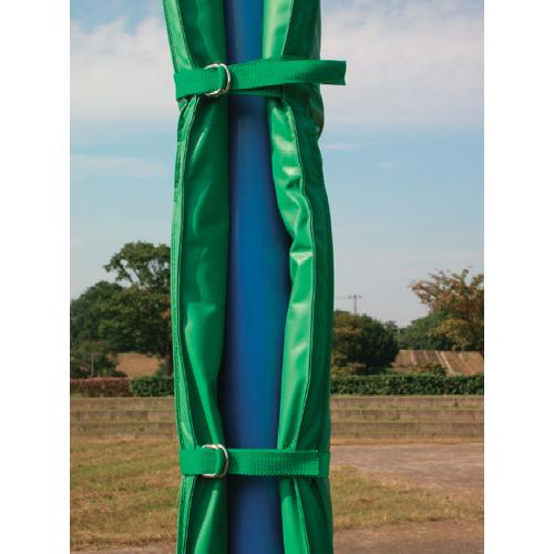 SANWA TAIKU 防護マット 単柱用 D管ベルト式 バスケットボール バスケ