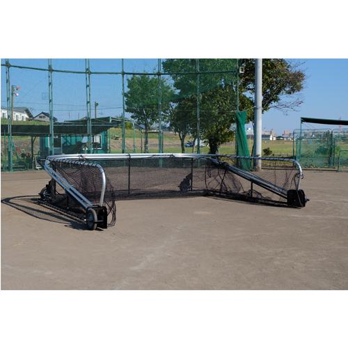 SANWA TAIKU 法人限定 バッティングケージ スチール製 移動式 防球