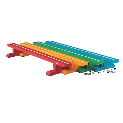 法人限定   カラー平均台 幅広低型200 平均台 低学年 幼児用 体操 新体操 バランス運動 体育館 体育用具 学校 教育施設 スポーツセンター 日本製 S-4168-71 | SANWA TAIKU