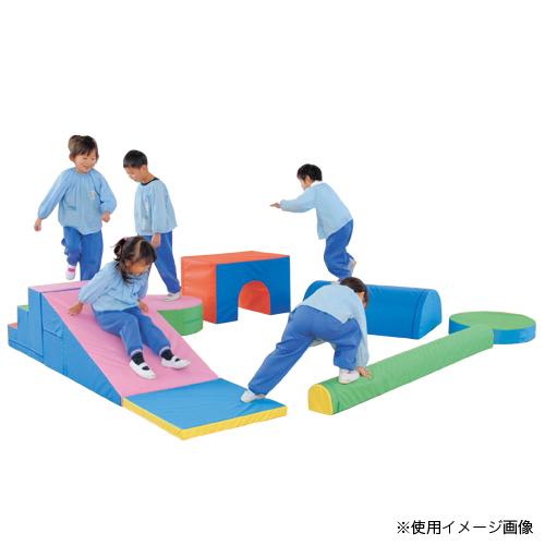 クッション遊具ベンチブロック円柱サンプル品特価 キッズコーナー クッション ブロック ウレタン 積木 つみき セット スツール