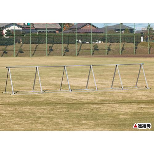 簡易式 鉄棒 三角 連結式 折り畳み式 折りたたみ式 子供 小学校 学校 教育施設 子ども 体育 体操 三角鉄棒 簡易鉄棒 てつぼう 運動 遊具 運動施設 日本製 S-9490の画像