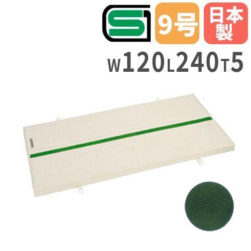 SANWA TAIKU 体操マット 5cm厚 9号帆布すべり止め付 120×240×5cm SG 