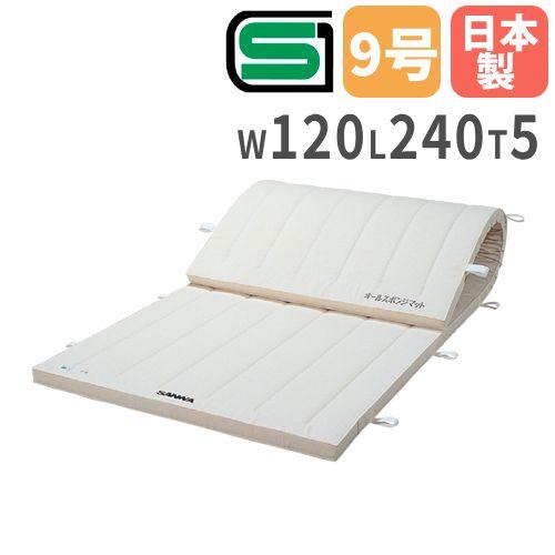 SANWA TAIKU 体操マット 5cm厚 9号帆布 120×240×5cm SGマーク付 運動 