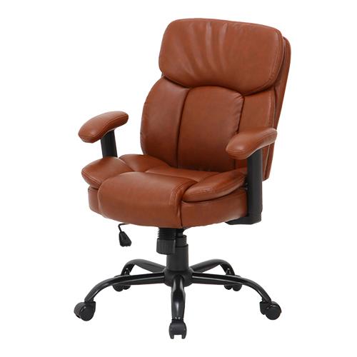 【エグゼクティブのすわり心地！】ハイバックプレジデントチェア 不二貿易（Fuji Boeki） プレジデントチェア ポケットコイル