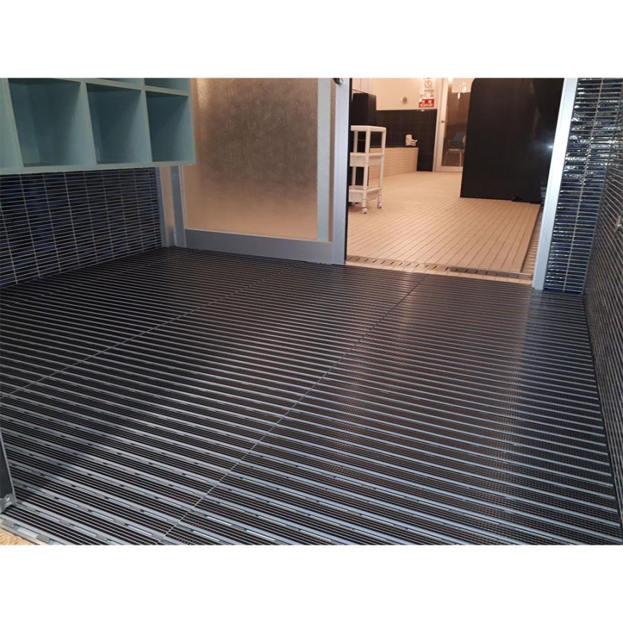 法人限定  ロールスノコ 幅600×長さ3000×厚さ15mm すのこマット 巻き取りスノコ 折りたたみすのこ 収納すのこ シャワールーム ロッカールーム RS2-3000の画像
