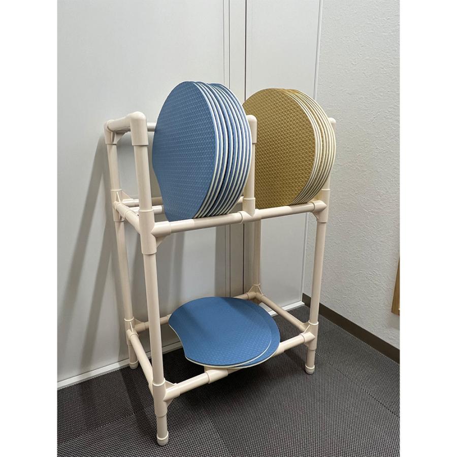 法人限定  サウナマット収納棚 オプション 収納棚 収納ラック 専用収納棚 マット収納 完成品 サウナ ZAURACKの画像