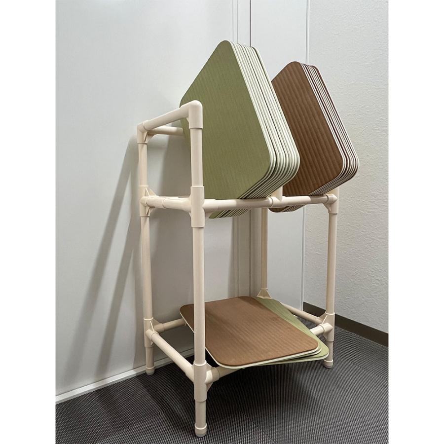 法人限定  サウナマット収納棚 オプション 収納棚 収納ラック 専用収納棚 マット収納 完成品 サウナ ZAURACKの画像