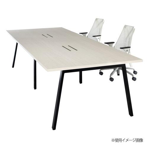 法人送料無料  会議テーブル 幅3200×奥行1000×高さ720mm 角型 抗菌天板 ミーティングテーブル ワークテーブル 作業テーブル オフィス 会社 日本製 BSK-3210の画像