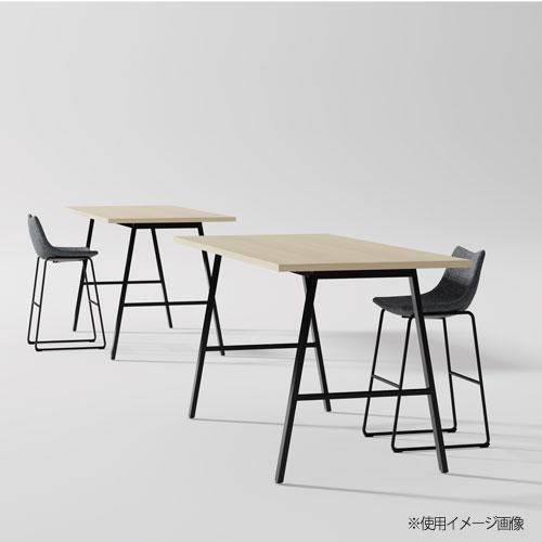 法人送料無料 会議テーブル ハイタイプ 幅1800×奥行750×高さ1000mm 抗菌天板 ワイヤリングBOX付 ワークテーブル 作業テーブル オフィス 日本製 BSY-1875HW_1