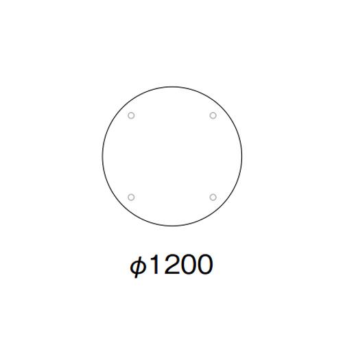 法人送料無料 学校用テーブル 丸型 直径1200×高さ700mm キャスター付き ソフトエッジ巻 児童用テーブル ワークテーブル 作業用テーブル 学校 病院 ER-1200RH_2