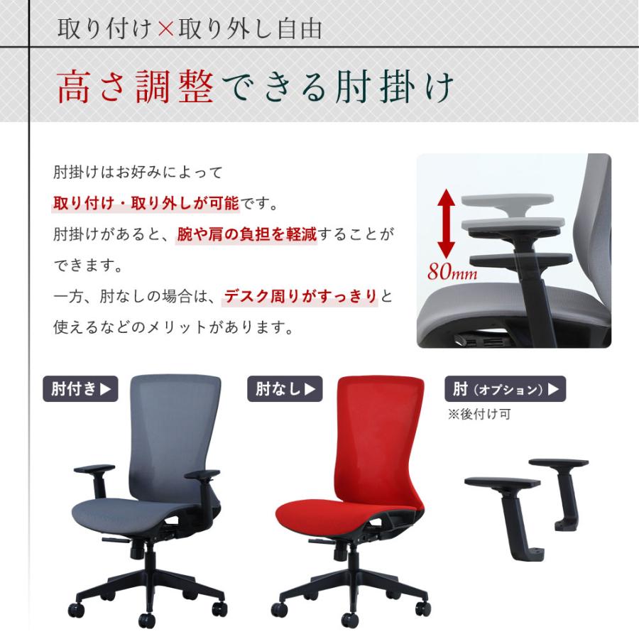 LOOKIT soldoutオフィスチェア メッシュチェア デスクチェア 肘