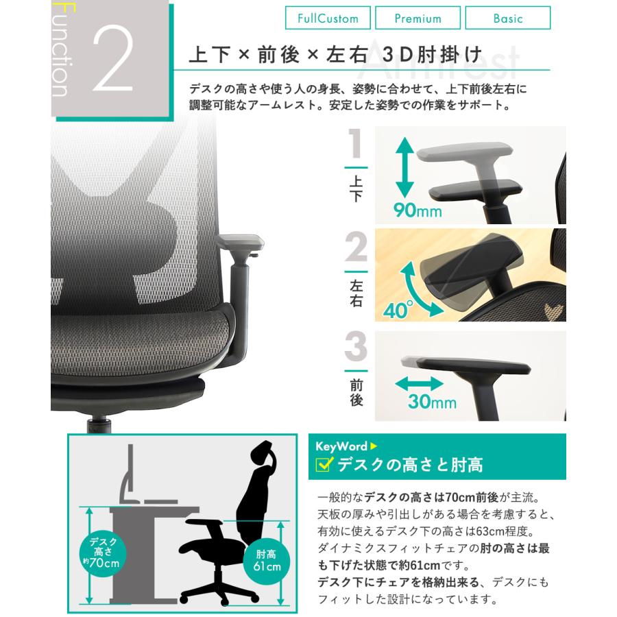 倉庫受取限定 オフィスチェア メッシュ ヘッドレスト付 ハンガー付 デスクチェア パソコンチェア ワークチェア ゲーミングチェア 在宅ワーク 黒 DF-1HR-SO_7