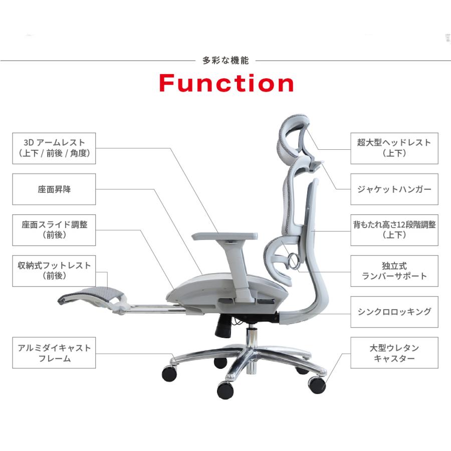 オフィスチェア メッシュ デスクチェア 肘付 ランバーサポート パソコンチェア ワークチェア 事務椅子 高機能チェア PCチェア メッシュチェア チェア 在宅 DP-1