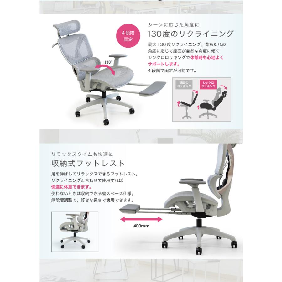 LOOKIT（ルキット） ワークチェア オフィスチェア メッシュ 肘付き