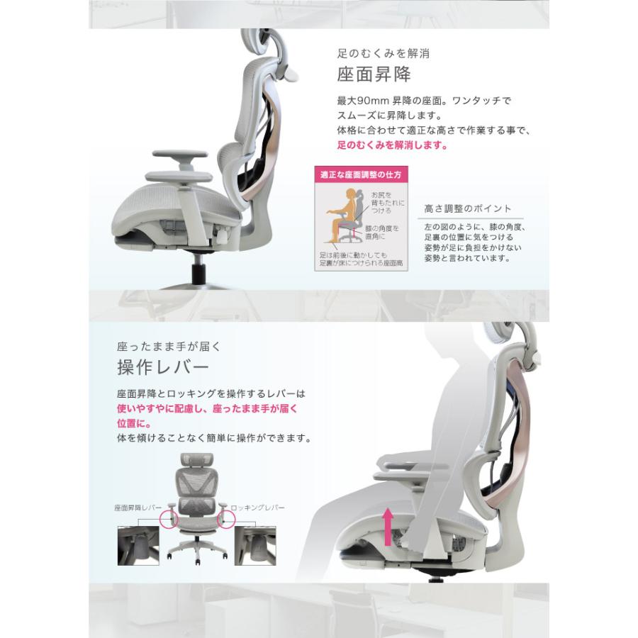 LOOKIT（ルキット） ワークチェア オフィスチェア メッシュ 肘付き