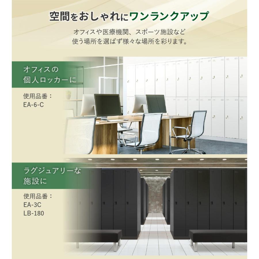 倉庫受取限定  ロッカー スリム 1人用 シリンダー錠 スチールロッカー 更衣ロッカー 業務用ロッカー オフィス 収納 スチール 鍵 おしゃれ 更衣室 EA-S1C-SOの画像
