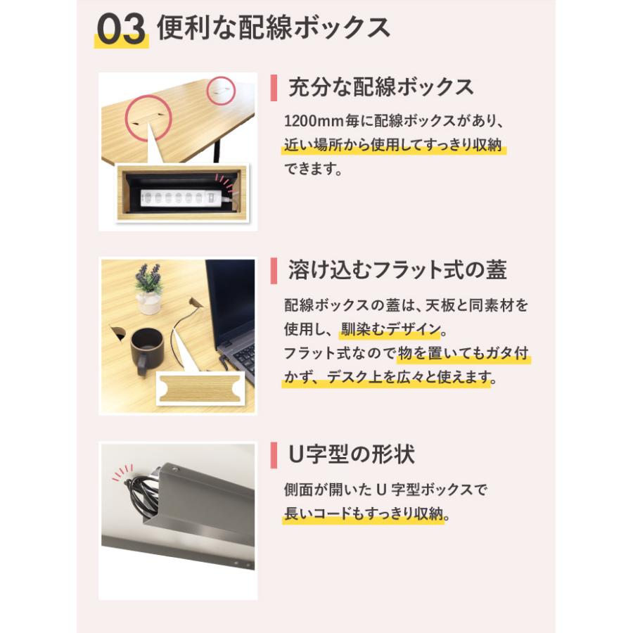 法人限定 フリーアドレスデスク セット 8人用 幅3600mm オフィスチェア レザー オフィスデスク ミーティングテーブル 椅子 オフィス GFA-3612-BLAZE-mini8_6