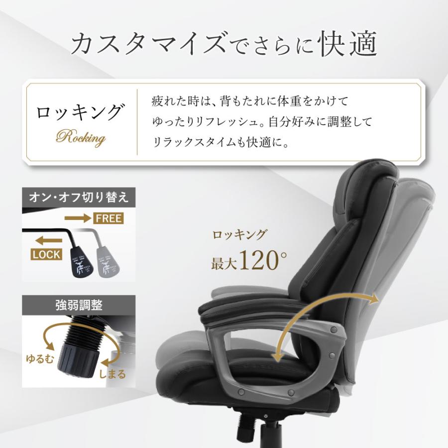 I0502 肘付きハイバックチェア　イス　　本革　オフィスチェア　 オフィスチェア ハイバック 布張り 肘付き ファブリック デスクチェア